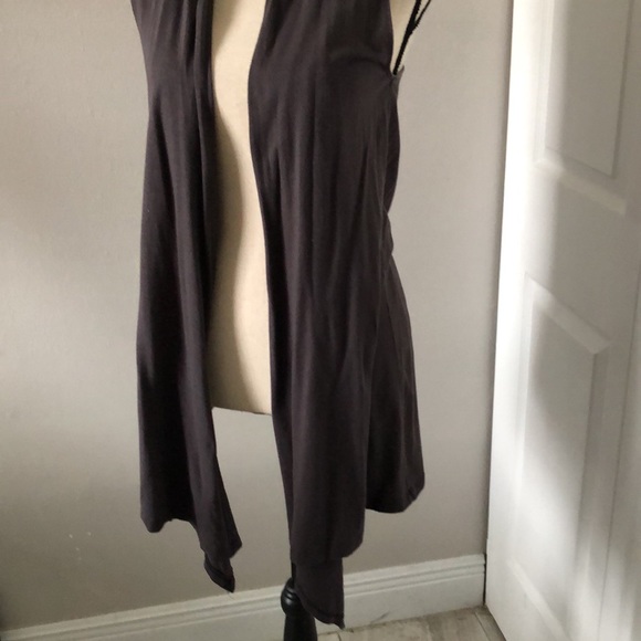 EXPRESSS Women Dark Grey Asymmetric Cardigan | S - Picture 4 of 10